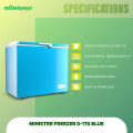 MINISTER FREEZER D-170 BLUE with Free Delivery.