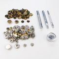 30Set 12mm MINI Press Studs Sewing Button Snap Fasteners Handmade DIY.