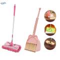 Mop Little Housekeeping Helper Set Mini Broom with Dustpan Children Sweeping House Cleaning Toy Set.