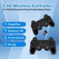 2.4G Wireless Controller With 360° Joystick For PS3/Video Game Consoles/PC/TV Box/Laptop Gamepad For Batocera Gaming Hard Drive. 