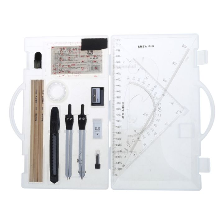 Architect%20Set,Professional%20Geometry%20Set,18,%20and%20Protractor%20Set,Drafting%20Tool,Drawing%20Stencil%20Interior%20Design%20Tool%2096BA%20MuXiaRe%20-%20Image%203
