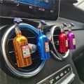 NO S Car Air Freshener Blue Billet Aluminium Scent Car Air Vent Perfume Fragrance Refill Freshener Car Accessories Decorate.