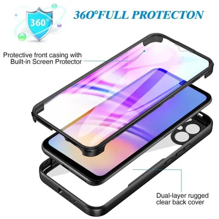 Phone%20case%20Samsung%20Galaxy%20A05%20A05S%20A15%20A25%20A35%20A55%20Transparent%20Protector%20with%20Mobile%20phone%20Film%20Cover%20Double%20Protect%20shield%20Full%20Cover%20Armor%20Cover%20cases%20-%20Image%208