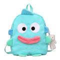2023 Japanese Funny Cute Cartoon Big Mouth Backpack Ugly Cute Blue School Bag Large Capacity Backpack Men and Women. 