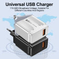USB Charger Quick Charge 3.0 68W For Phone Adapter For iPhone 14 13 Huawei Mate Portable Wall Mobile Phone Charger Fast Chargers. 