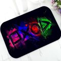Cool Black Playstation Controller Buttons Gaming Welcome Doormat Video Games Gamer Door Mat Rug Carpet for Kitchen Bathroom Gift-40cmx60cm. 
