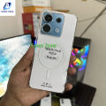 Xiaomi Redmi Note 13 Pro 5G / Poco X6 BARLIA Magnetic Phone Case এটা হলুদ হবে না Imported Material High Quality Transparent Case For Xiaomi Redmi Note13 Pro Anti-Yellow Clear Back Cover. 