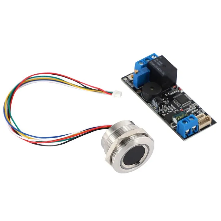 Nax%20K202%20Dc12V%20Low%20Power%20Fingerprint%20Control%20Board%20+%20R503%20Fingerprint%20Module%20Round%20Fingerprint%20Recognition%20Module%20-%20Image%203