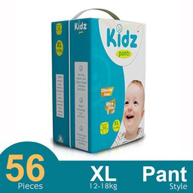 Kidz Baby diaper Pant XL (12-18 kg) 56 pcs
