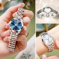 OLEVS Women's Watches Elegant Rhombus Original Quartz Ladies Wristwatch Stainless Steel Waterproof Luminous Top Brand Watch New.