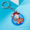 Disney Cartoon Pixar Car Keychain Lightning McQueen Key Pendants Car Bag Ring Holder Charms Birthday Gift.