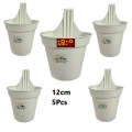 12 cm Grill PlanterTob  White 5 PCS. 