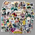 50Pcs/Pack My Hero Academia Japan Anime Stickers for DIY Skateboard Guitar. 