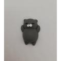 Grey Color Cat Shape Squishy Toy. 