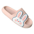 Thin Strip Girl Heart Lovely Soft Cute Rabbit Home Slippers Female Summer StudentinsNon-Slip Deodorant Bathroom Slippers. 