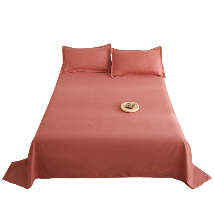 Thickened%20brushed%20bed%20sheet%20single%20piece%20solid%20color%20washed%20cotton%201.2%20meters%201.5%20meters%20modern%20simple%20single%20red%20quilt%20ins%20-%20Image%205