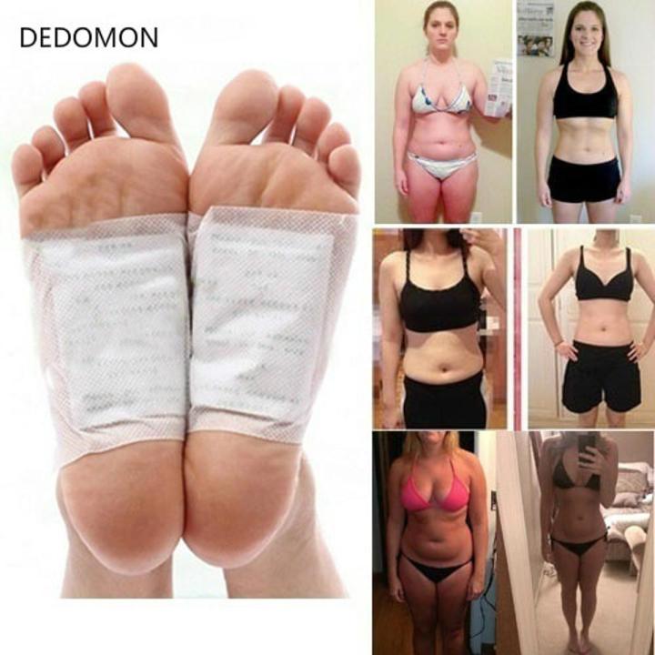 10PCS/lot DEDOMON Detox Foot Patch Bamboo Pads Patches With Adhersive Foot Care Tool Improve Sleep slimming Foot sticker