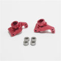 for WLtoys 1:14 144001 RC Car Full Upgrade Spare Parts Metal C Seat Steering Cup Swing Arm Central Drive Shaft,Red , 144001 parts.