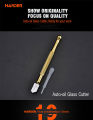 HARDEN 175mm Manual Auto-Oil Glass Cutter Professional Glass Cutting Tool Auto Oil Glass Cutter YG8 Cutter Wheel 570352.