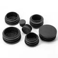 Round Plastic Blanking End Cap 12 14 16 19-76mm Chair Table Feet Cap Tube Pipe Insert Plugs Bungs Stoppers Decorative Dust Cover. 