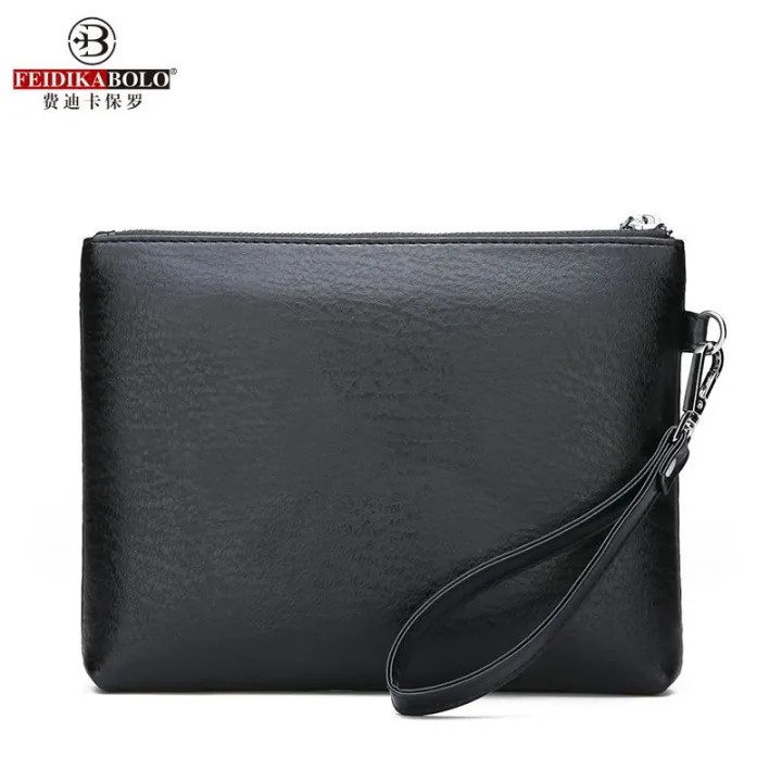Men's%20Handbag%20Soft%20Authentic%20Leather%20Tactile%20Feel%20Large%20Capacity%20Clutch%20Casual%20Clutch%20Men's%20Wallet%20Envelope%20Package%20Fashion%20-%20Image%204