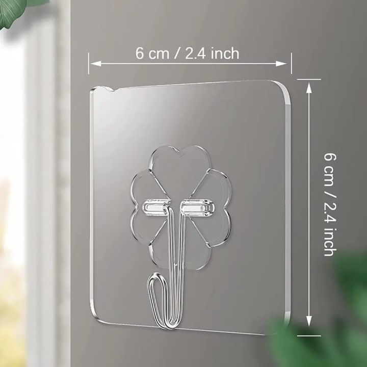 5/10%20Pieces%20angta%20Wall%20Hooks,%20Adhesive%20Hooks,%20Kitchen%20Hooks%20Professional%20Strong%20Hook%20Waterproof%20and%20Rustproof%20Hook%20for%20Bathroom%20Living%20Room%20Bedroom%20-%20Image%203