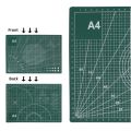 GC 11.8"x8.7" Self Healing Cutting Mat, A4 Double-Sided Adhesive Surface Rotary Cutting Mat With Gridded Measurements For Fabric Leather Cutting Quilting Modeling Project. 