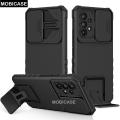 MobiCase S2 For Samsung A53 5G Back Cover Case Slide Camera Phone Case Cover With Kickstand Hard Shockproof Armor Case Back Casing.