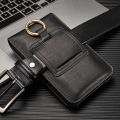 Suitable for Men's Cell Phone Belt Bag Samsung Apple Xiaomi oppovivo Sony All Sizes Mobile Phone Phone Case Male.