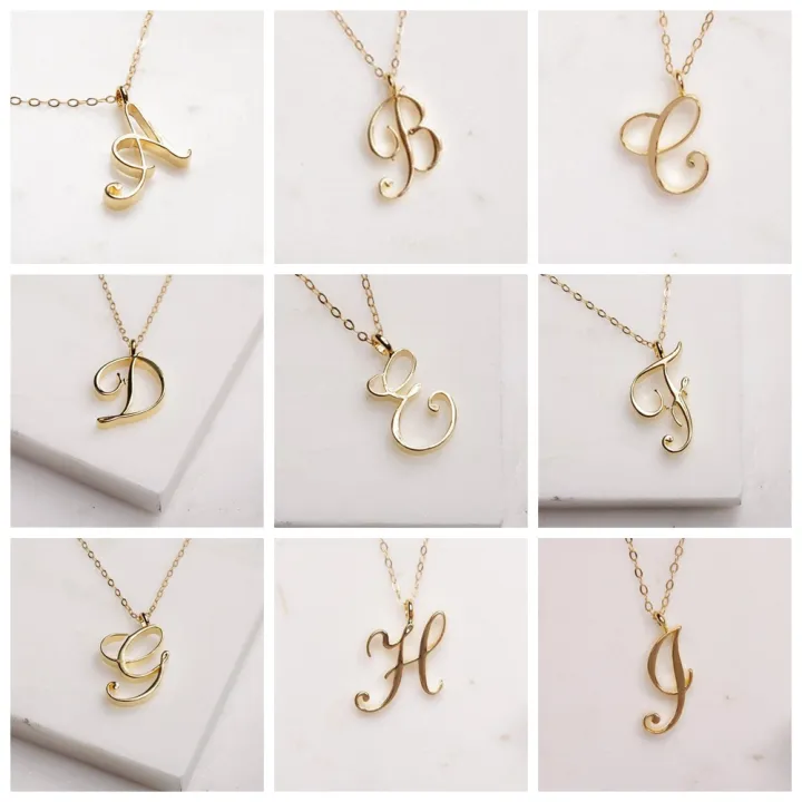 Women%2026%20Letters%20Necklace%20Tiny%20Swirl%20Initial%20Alphabet%20A-Z%20Word%20Cursive%20Chain%20Pendant%20-%20Image%204