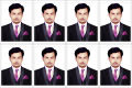 Passport Size Photo Print 1.5x1.9 inch Standard (25 Pieces, Multicoloured).