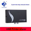2 Ports USB2.0 Sharing Device Switch Switcher Adapter Box For PC Scanner Printer-2 PC - 1 Printer. 