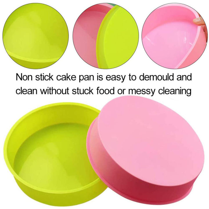 2Pcs%20Silicone%20Cake%20Molds,8%20Inch%20Round%20Cake%20Tins,Non%20Stick%20Baking%20Molds,Bakeware%20for%20Chocolate%20Cookies/Breads%20-%20Image%207