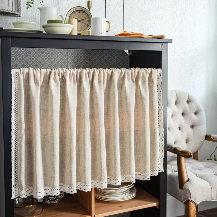 Kitchen%20Cafe%20Short%20Curtains%20Linen%20Hollow%20Boho%20Farmhouse%20Style%20Half%20Curtain%20For%20Cabinet%20Window%20-%20Image%203