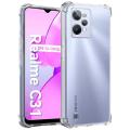 Realme C31 Camera Protection Premium Silicone Case Crystal Clear Soft TPU Ultra-Thin Transparent Flexible Protective Mobile Phone Back Cover. 