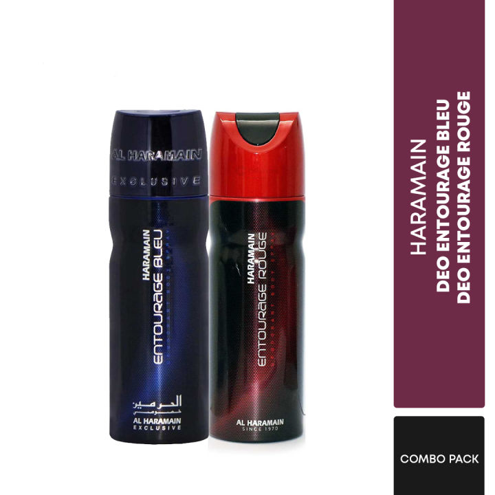 Deodorant Combo 2Pcs (Entourage Rouge & Entourage Bleu)