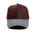 HEAD GEAR CHOCOLATE GREY DUAL TONE CORD CAP. 