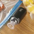1pc Mini Portable Vacuum Machine Electric USB Charging Food Compression Storage Bag Vacuum Air Pump Home Small Wireless Pumps.