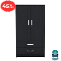 2 double door almira with two extra storge Melamine Laminated Board Cupboard, Premium Quality and Design - Furniture Express. 