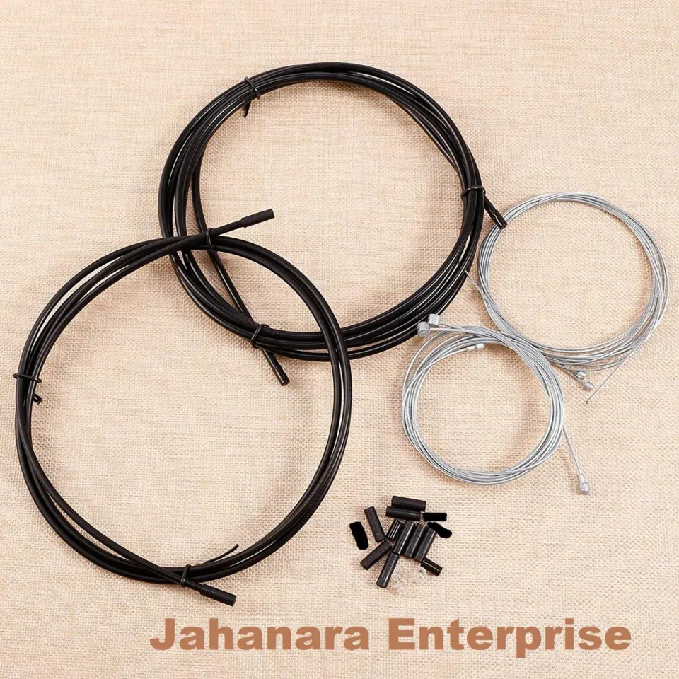 Full Set Bike Brake Cable Housing Kit Bicycle Brake Cable with End