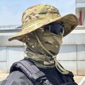 Women Men Hiking Fishing Boonie Hat Outdoor Sport Sun UV Protection Neck Face Adjustable Bucket Caps and Mask.