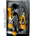 Premium Quality Handlebar end Grip Side Mirror for Bike Looking glass Multicolour.