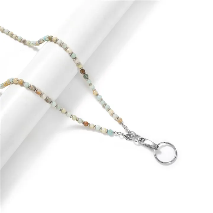 Beaded%20Lanyard%20for%20ID%20Badges%20and%20Keys,%20Cute%20Teacher%20Lanyard,%20Natural%20Stone%20Lanyard%20for%20Women%20Durable%20-%20Image%203
