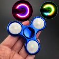 Colour Creative LED Light Dark Luminous Fidget Spinner Changes Antistress hand Spinner Stress Relief fidget Toys For Kids gifts.