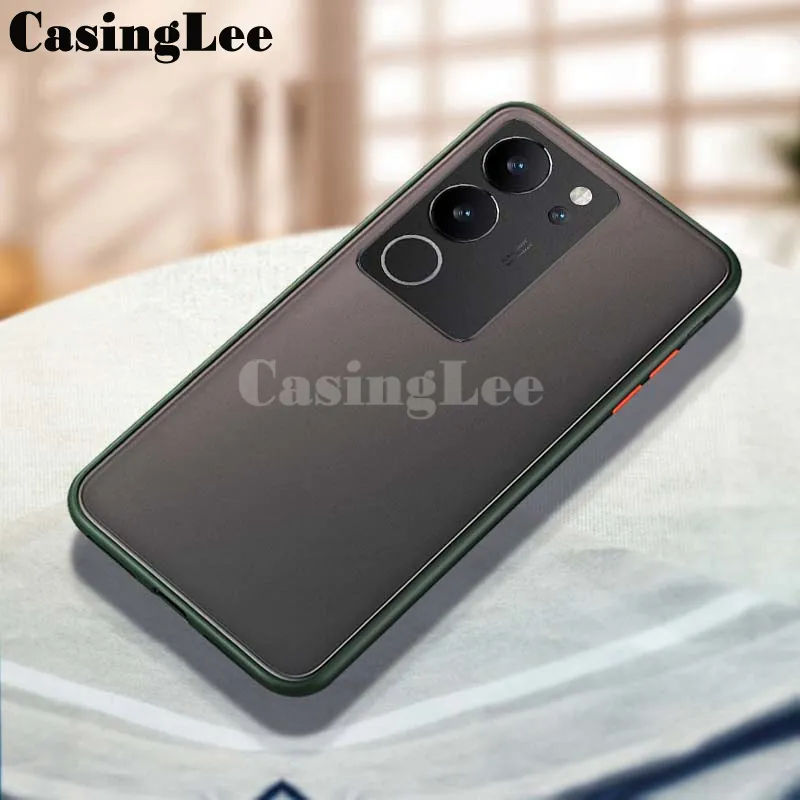 Cover Per VIVO V29 5G Con Retro In Vetro Sfumato - Morbida E Protettiva - 3