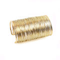 Simple Boho Coil Upper Arm Band Cuff Armlets for Women Girls Arm Bangle Adjustable. 
