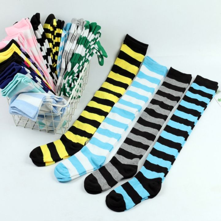 Long%20Striped%20Stockings%20Printed%20Femboy%20Thigh%20High%20Colorful%20Long%20Socks%20Stockings%20for%20Daily%20or%20Anime%20Cosplay%20Party%20Stockings%20Amour%20zii%20-%20Image%203