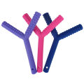 Kids Chewing Tube Y-Shape Chewy Teether Baby Oral Motor Chew Tools Tuxtured Auti.