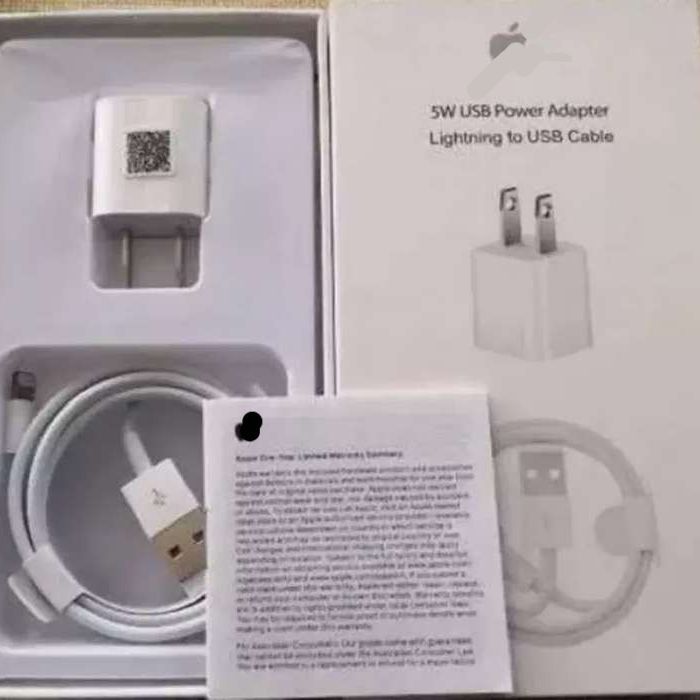 5W Charger with Adapter and Cable for iphone