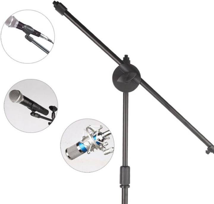 Professional%20Microphone%20Stand%20Floor%20Stand%20Tripod%20Boom%20Telescopic%20Mic%20Arm%20Stand%20with%20Dual%20Mic%20Clip%20Holder%20Live%20Sound%20&%20Stage%20Equipment%20for%20Radio%20Studio%20Stage%20performance%20-%20Image%205